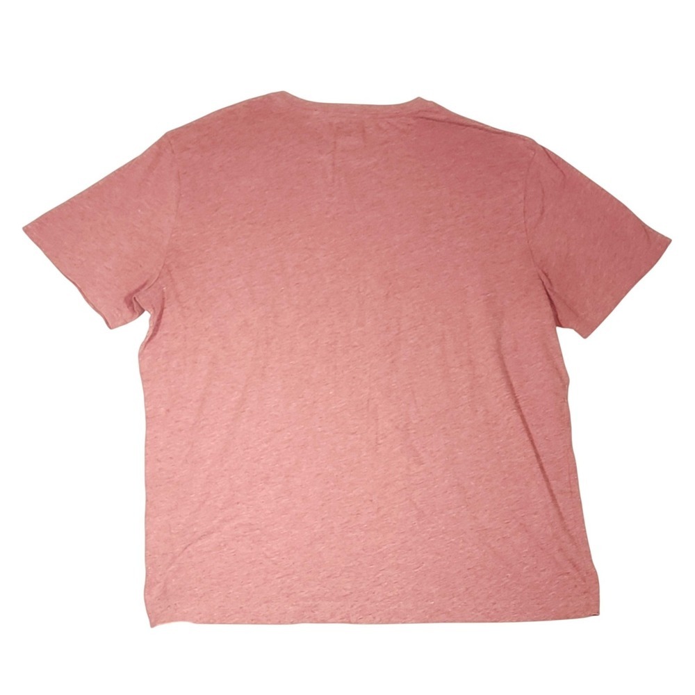 Banana Republic Shirt Mens XL Pink Premium Wash Tee Tagless Crewneck Solid Soft - Picture 4 of 5
